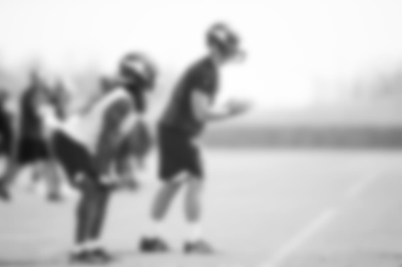 An image from the May 5, 2018 Rookie Minicamp practice.