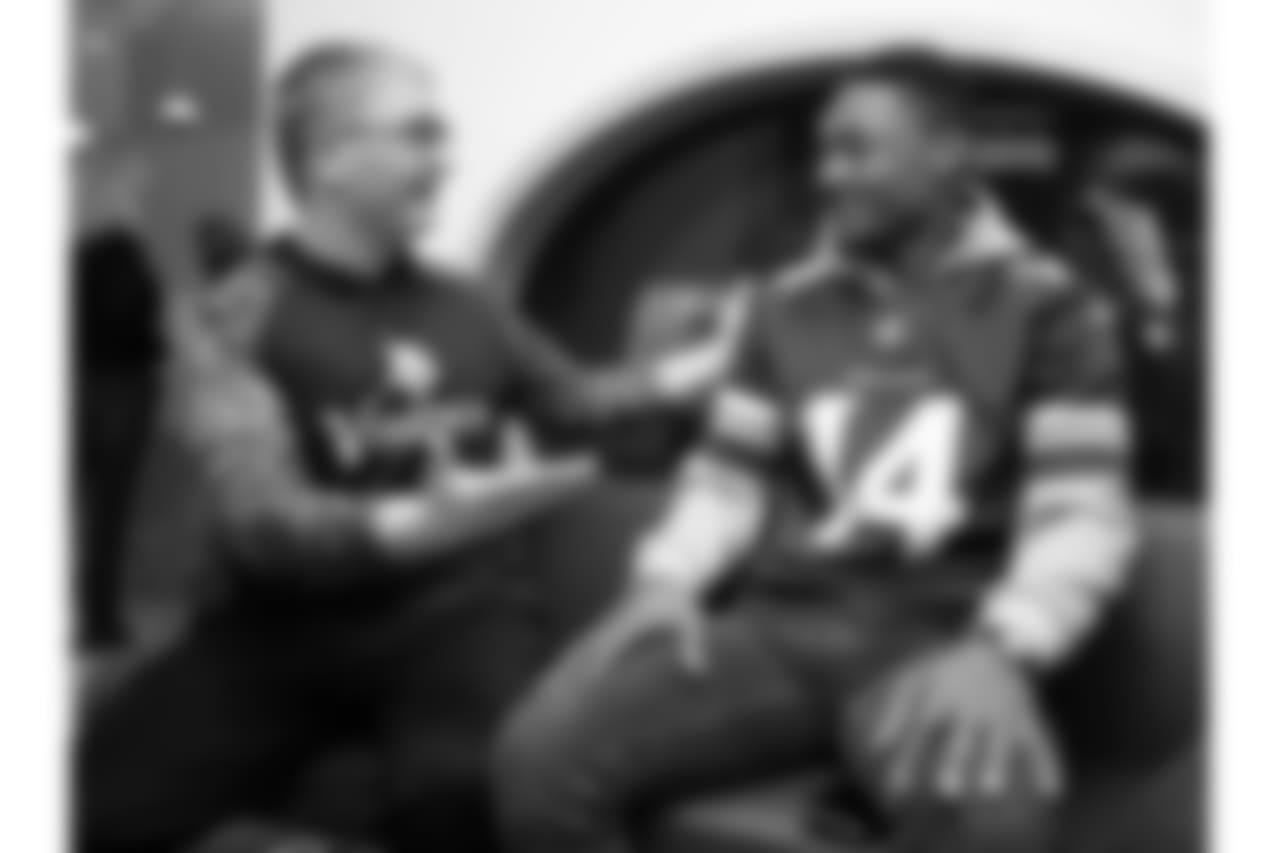 An image from December 18, 2018 of the Stefon Diggs Hospital Visit at the University of Minnesota Masonic Children's Hospital in Minneapolis, Minnesota.