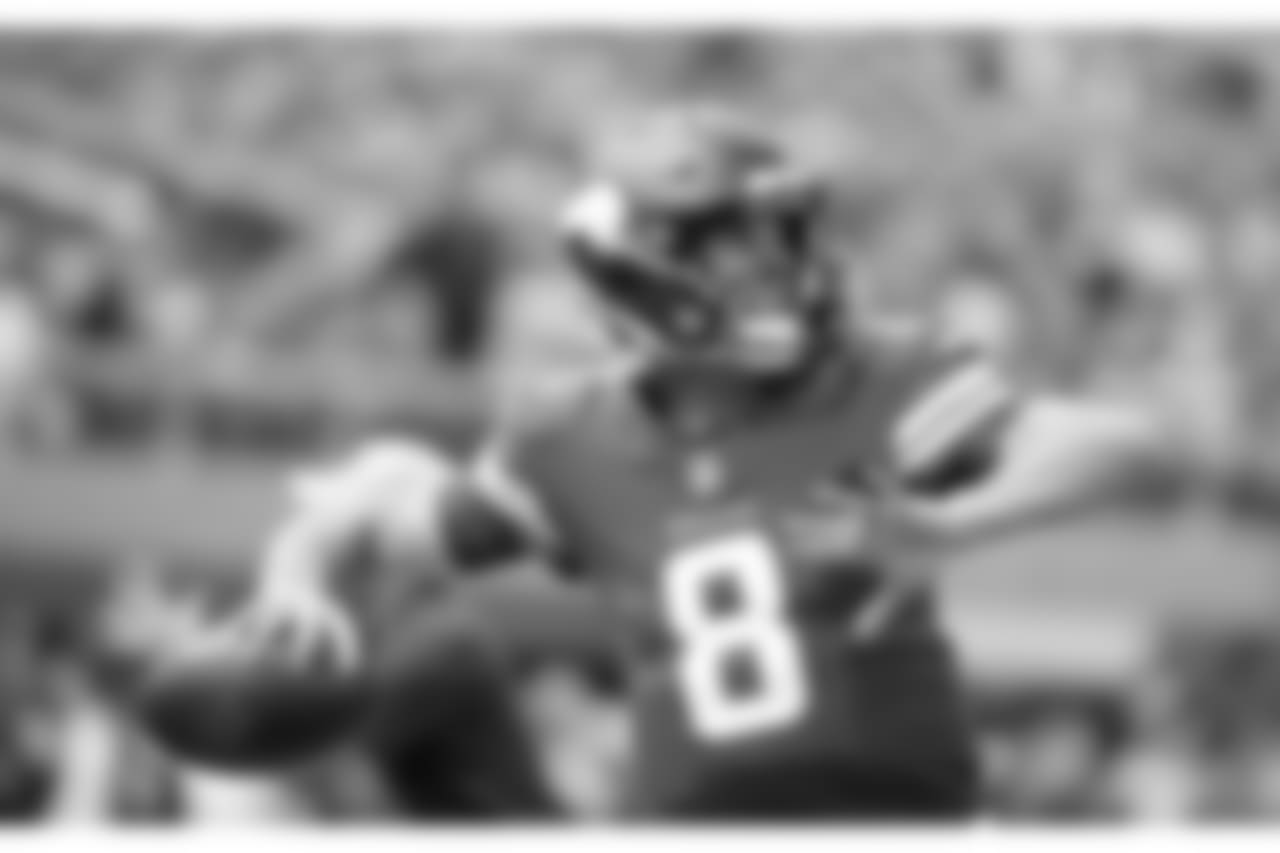 Minnesota Vikings quarterback Kirk Cousins warms up before an NFL preseason football game against the Jacksonville Jaguars, Saturday, Aug. 18, 2018, in Minneapolis. (AP Photo/Bruce Kluckhohn)