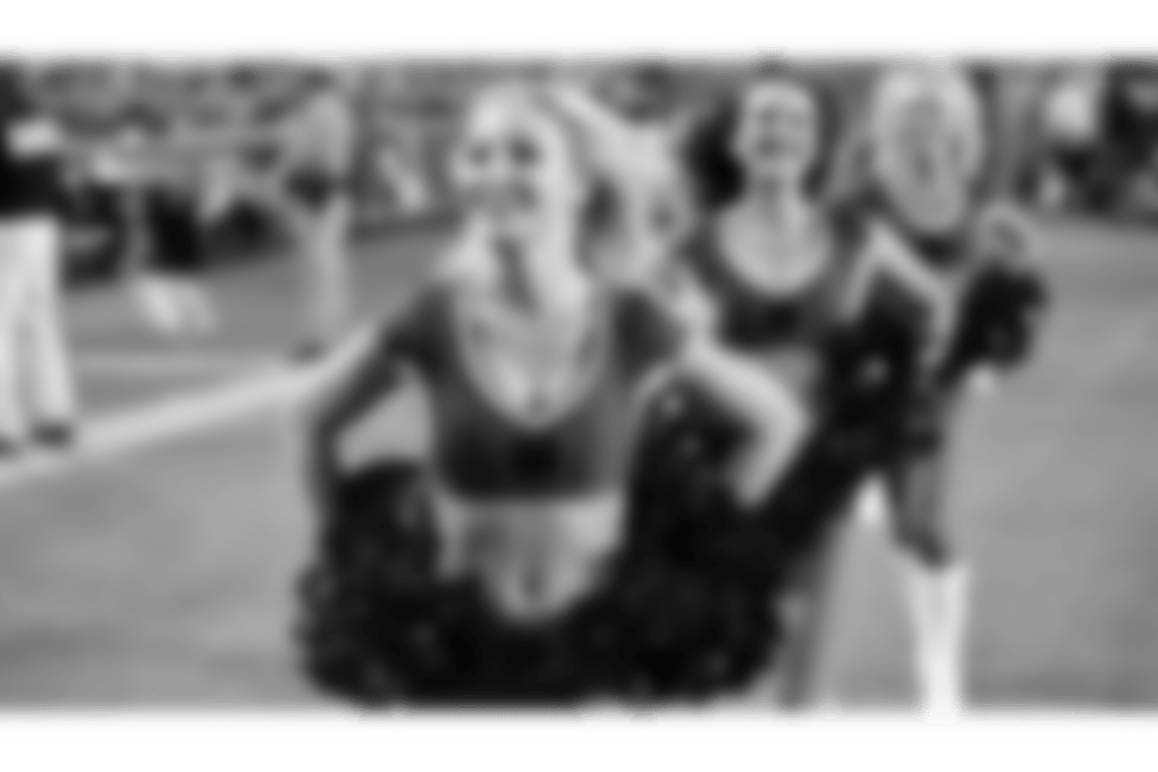 Images of the Cardinals cheerleaders during the second half of the preseason opener against the Chargers