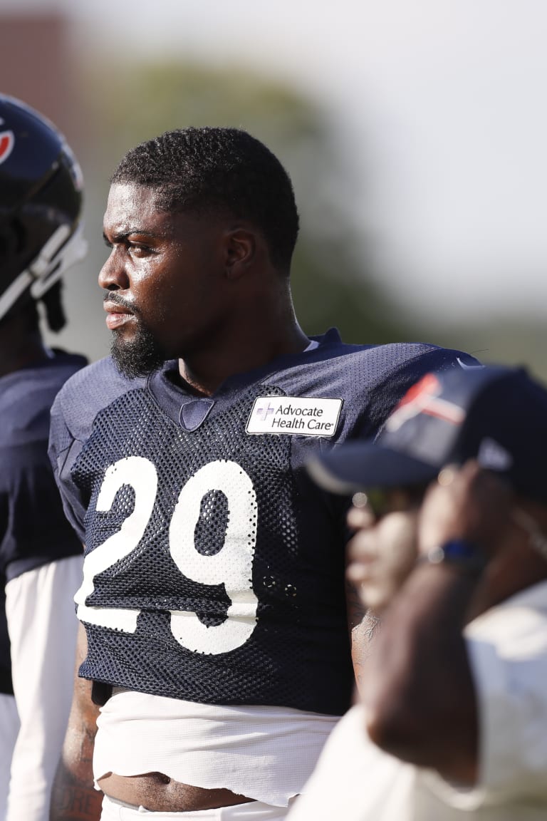 Bears' Tyler Scott 'trying not to think' about his 1st preseason