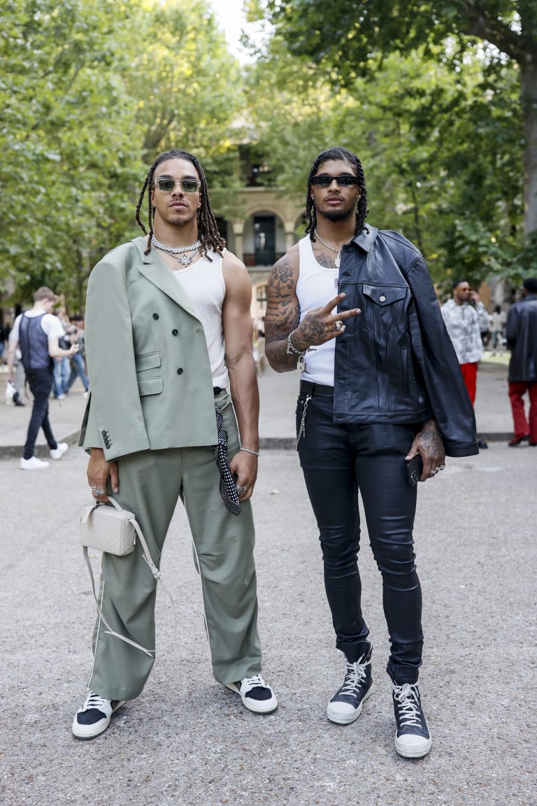 Chase Claypool takes on Paris Fashion Week