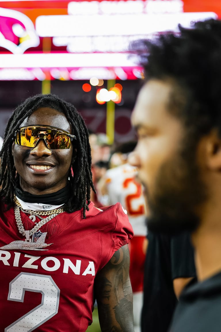 Low-key Cardinals wide receiver Marquise Brown embraces Hollywood