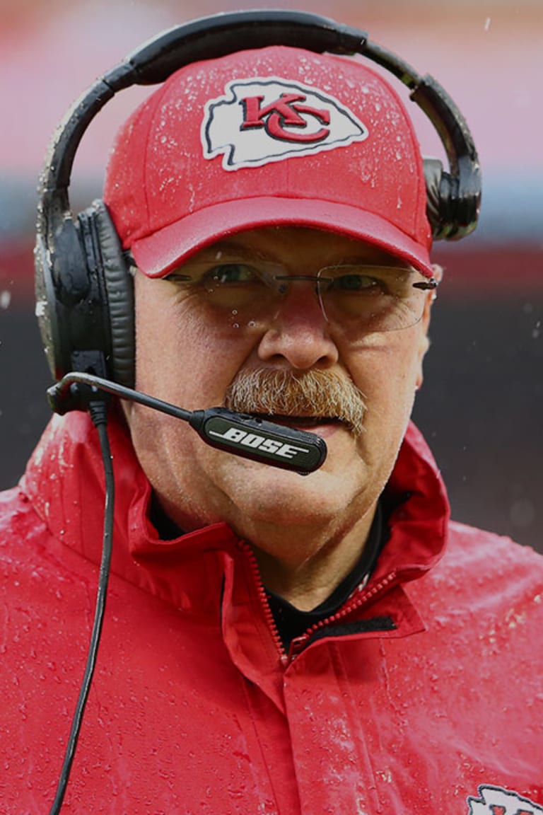 Chiefs head coach ANDY REID directs his team - Gold Medal Impressions