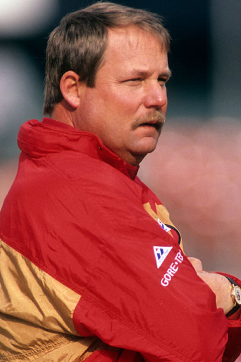 Mike Holmgren during his time in San Francisco.