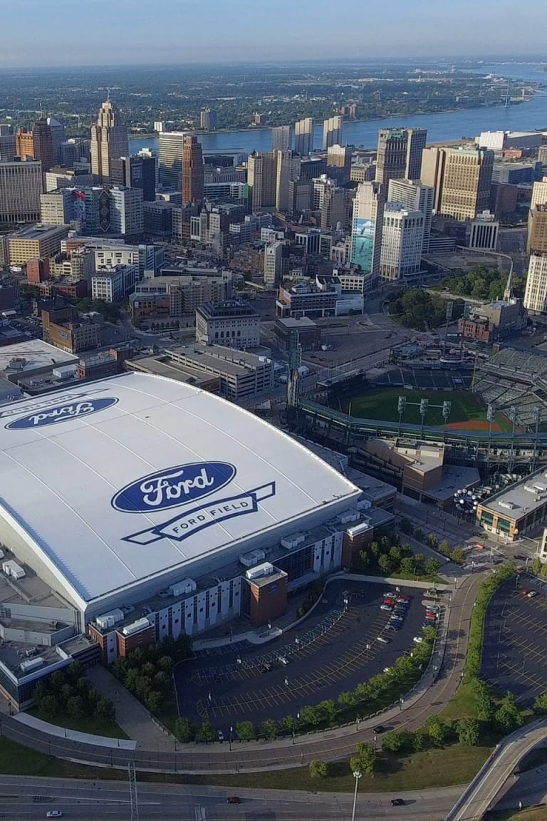 Ford Field, Detroit Lions football stadium - Stadiums of Pro Football