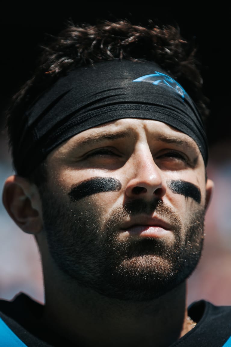 Cat Crave - This design of Baker Mayfield in the Panthers'