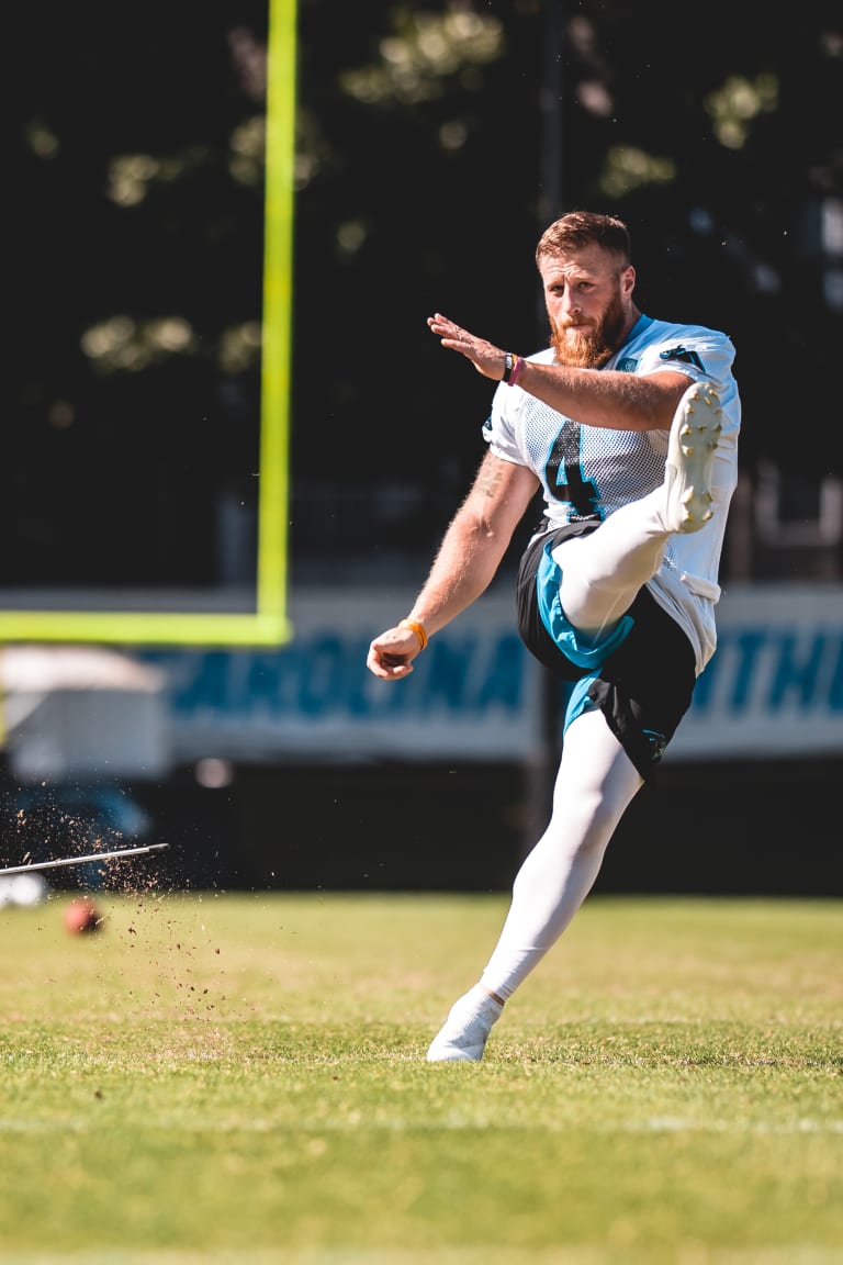 Panthers kicker Joey Slye makes NFL debut, honors brother