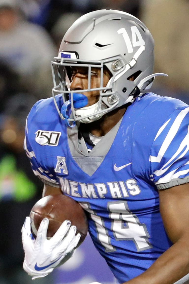 Antonio Gibson with Washington Football Team, Memphis Tigers