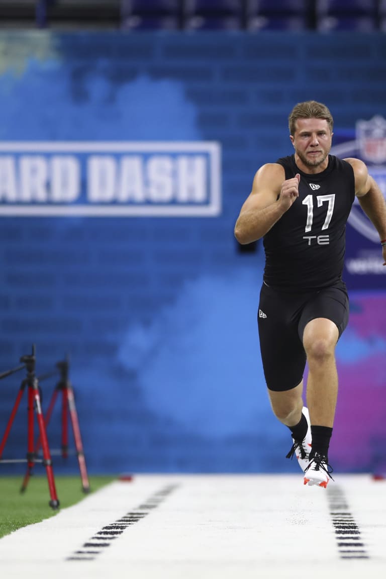 Adam Trautman runs official 4.80 second 40-yard dash at 2020 NFL