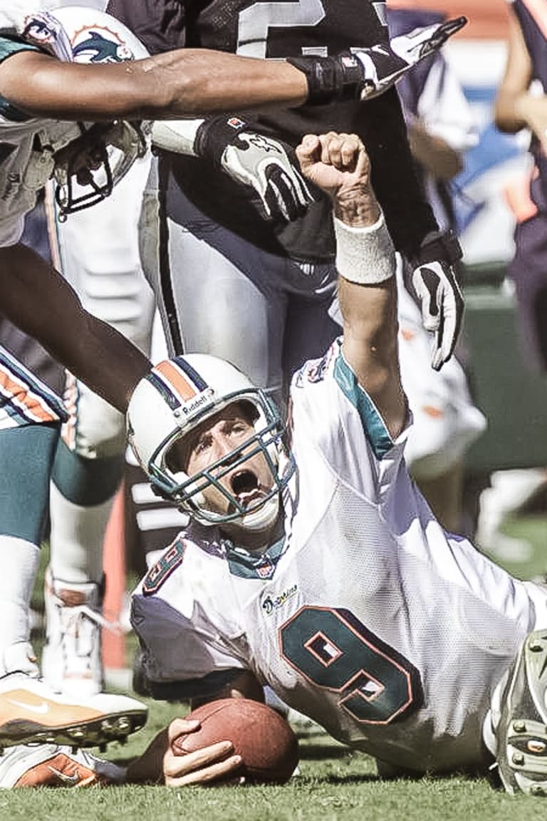 Dedric Ward of the Miami Dolphins during the game against the New News  Photo - Getty Images