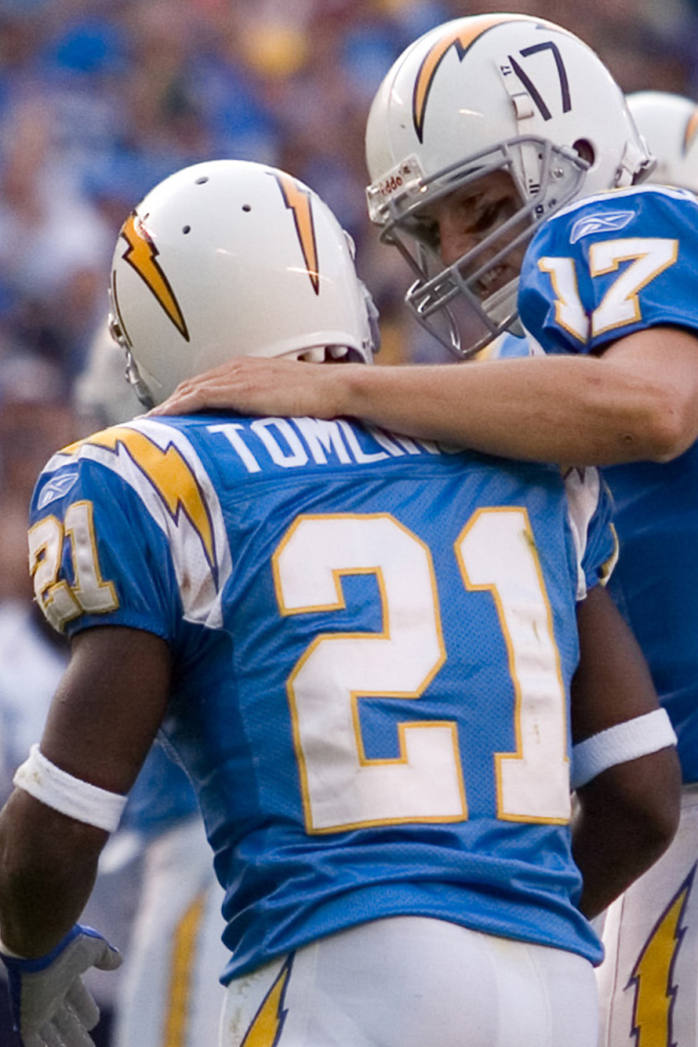 Men's Nike LaDainian Tomlinson Powder Blue Los Angeles Chargers Game  Retired Player Jersey