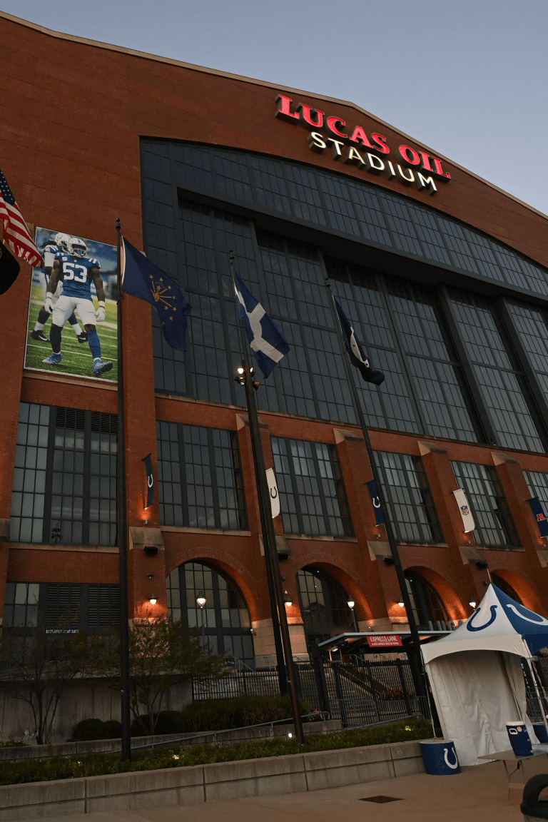 Preparing Lucas Oil Stadium For Gameday