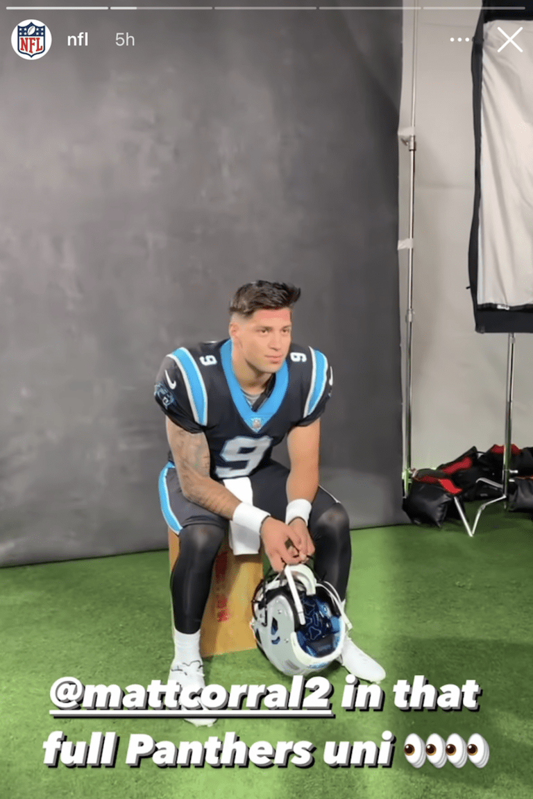 Carolina Panthers lose rookie QB Matt Corral for rest of year, reports say