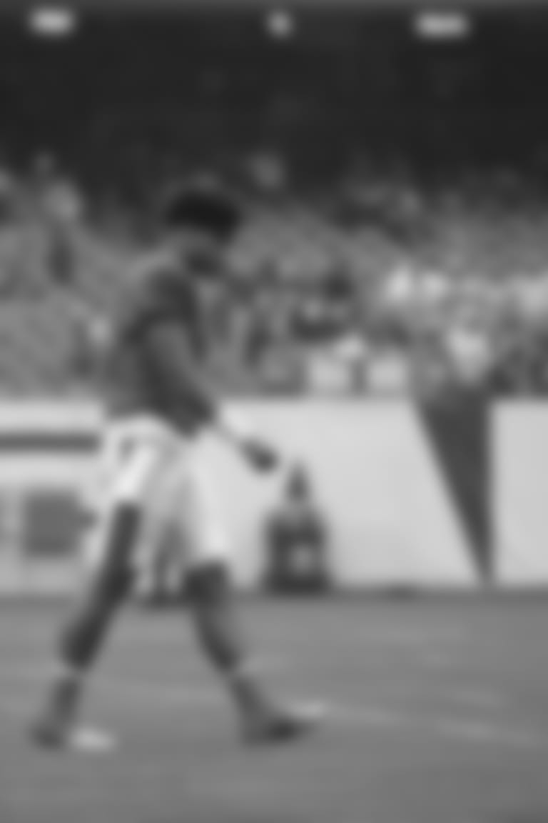 Chicago Bears players and coaches on the field for Family Fest at Soldier Field, Sunday, August 6, 2023, in Chicago, Illinois.