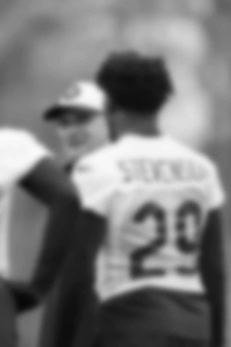 Chicago Bears rookies attend Rookie Mini Camp at Halas Hall, Saturday, May 6, 2023, in Lake Forest, Illinois.