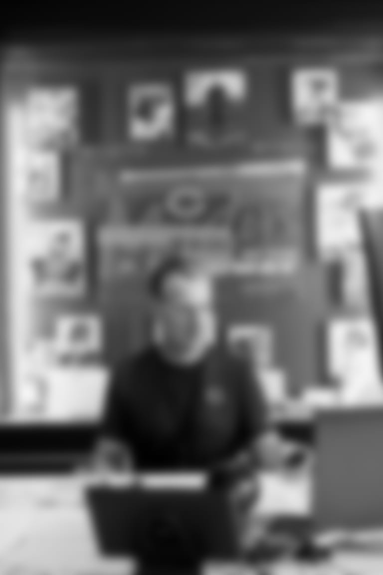 A look at a Day in The Life of Chicago Bears head coach Matt Eberflus during Day 13 of training camp at Halas Hall, Thursday, August 10, 2023, in Lake Forest, Illinois.