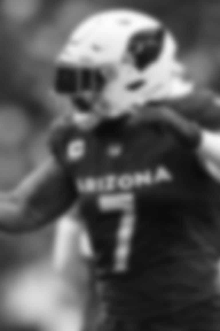 Arizona Cardinals linebacker Kyzir White (7) and Arizona Cardinals linebacker Krys Barnes (51) during the Week 3 regular season game between the Arizona Cardinals and the Dallas Cowboys on Sunday, Sep 24, 2023 in Glendale, AZ.