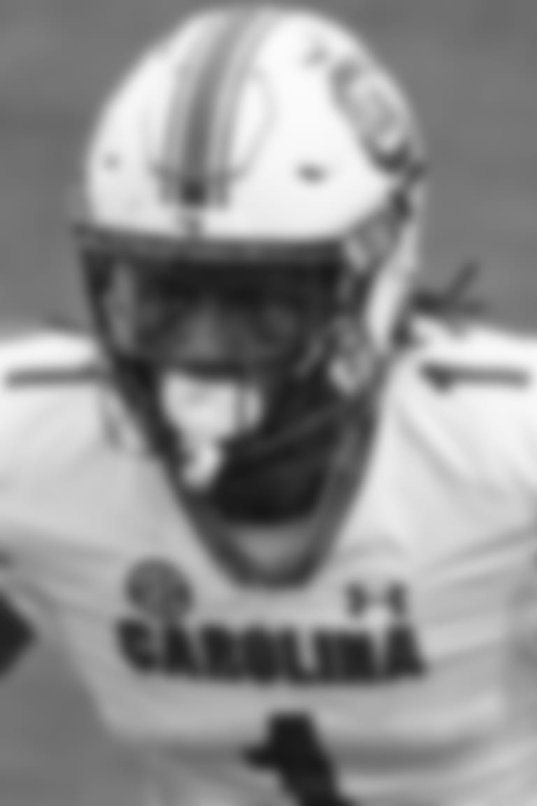 South Carolina defensive back Jaycee Horn plays against Vanderbilt in the second half of an NCAA college football game Saturday, Oct. 10, 2020, in Nashville, Tenn. (AP Photo/Mark Humphrey)