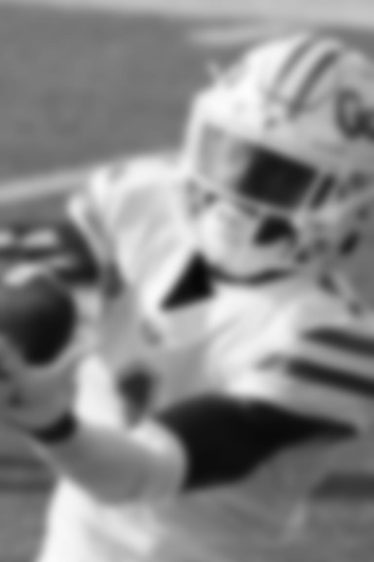 Florida wide receiver Kadarius Toney (1) catches a touchdown pass against Vanderbilt in the first half of an NCAA college football game Saturday, Nov. 21, 2020, in Nashville, Tenn. (AP Photo/Mark Humphrey)