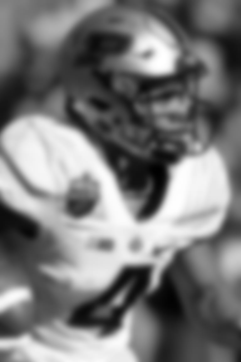 FILE - In this Dec. 28, 2018, file photo, Purdue wide receiver Rondale Moore runs against Auburn in the first half of the Music City Bowl NCAA college football game, in Nashville, Tenn. Purdue receiver Rondale Moore and Nevada running back Toa Taua each made a big mark on his respective team as a freshman. Now it’s time to see what they’ll do for an encore, beginning Friday night when Nevada hosts Purdue in the season opener for both teams. (AP Photo/Mark Humphrey, File)