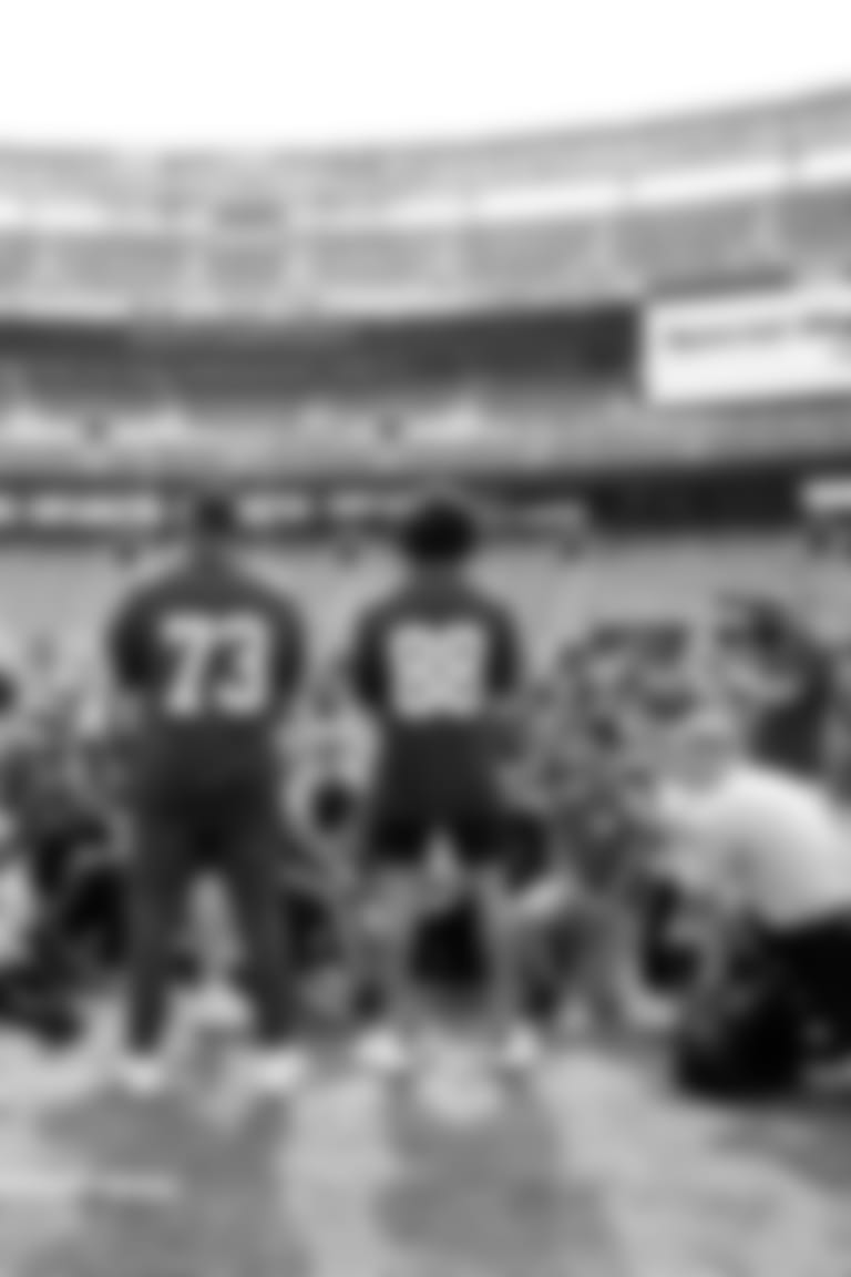 Play 60 event with the Special Olympics of NJ at MetLife Stadium in East Rutherford, NJ