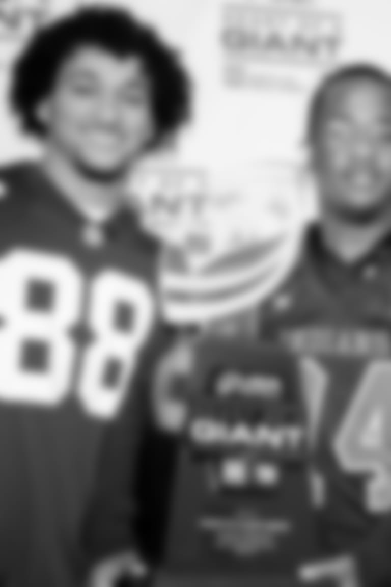 Heart Of A Giant Award presented to Duane Coleman at the John F. Kennedy School in Newark, NJ