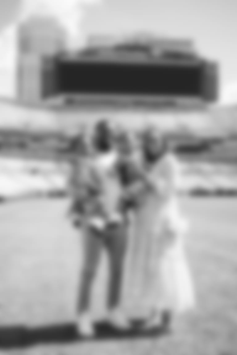 Xavier Woods and family