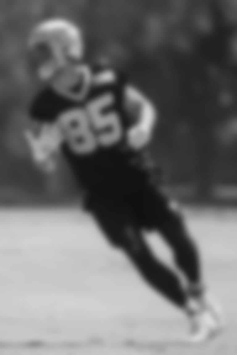 Dan Arnold with Saints