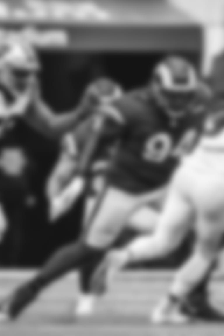 The Los Angeles Rams take on the Carolina Panthers during Week 6 of the 2022 NFL regular season