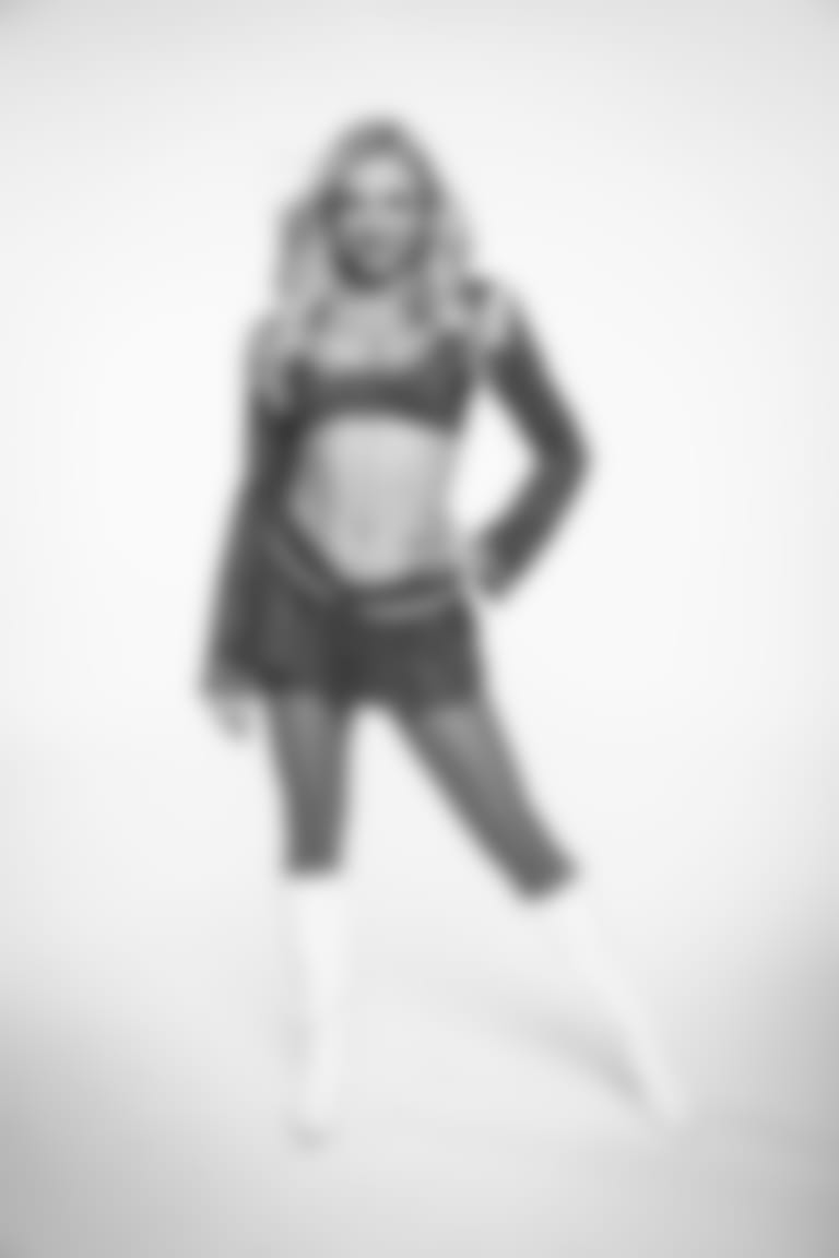 Stephanie Stricker of the Los Angeles Rams Cheerleaders poses, Saturday, February 27, 2021 in Los Angeles, CA. (Will Navarro/LA Rams)