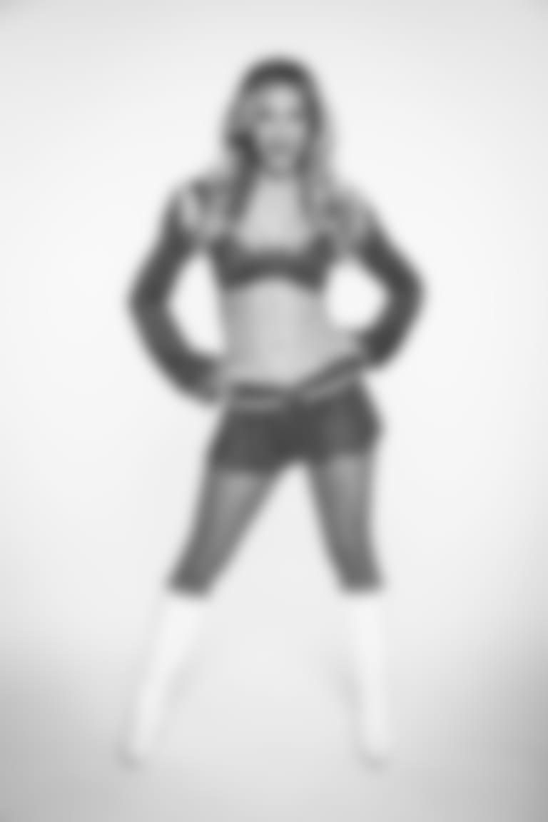 Samantha Olson of the Los Angeles Rams Cheerleaders poses, Saturday, February 27, 2021 in Los Angeles, CA. (Will Navarro/LA Rams)