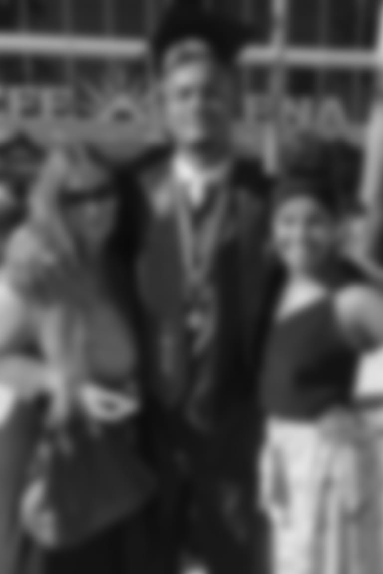 Gabriel Davis with his mom Alana and his sister Kayla at graduation.