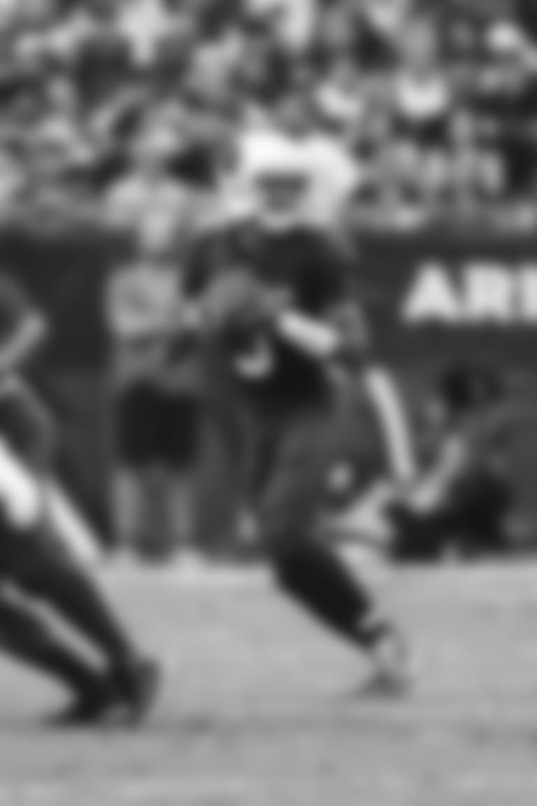 Arizona Cardinals quarterback Joshua Dobbs (9) during the Week 3 regular season game between the Arizona Cardinals and the Dallas Cowboys on Sunday, Sep 24, 2023 in Glendale, AZ.