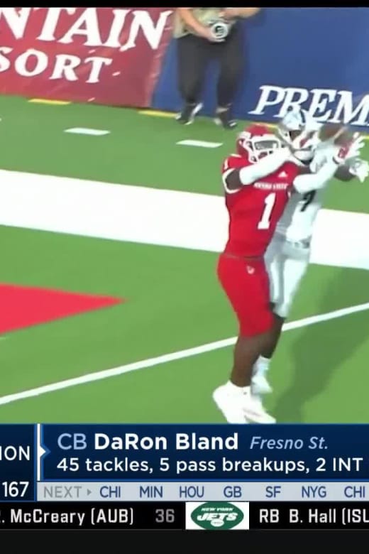 Cowboys Select DaRon Bland with No. 167 Pick