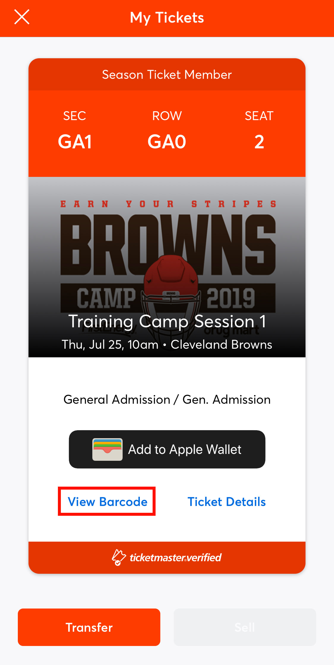 Browns Mobile Ticketing Information Cleveland Browns