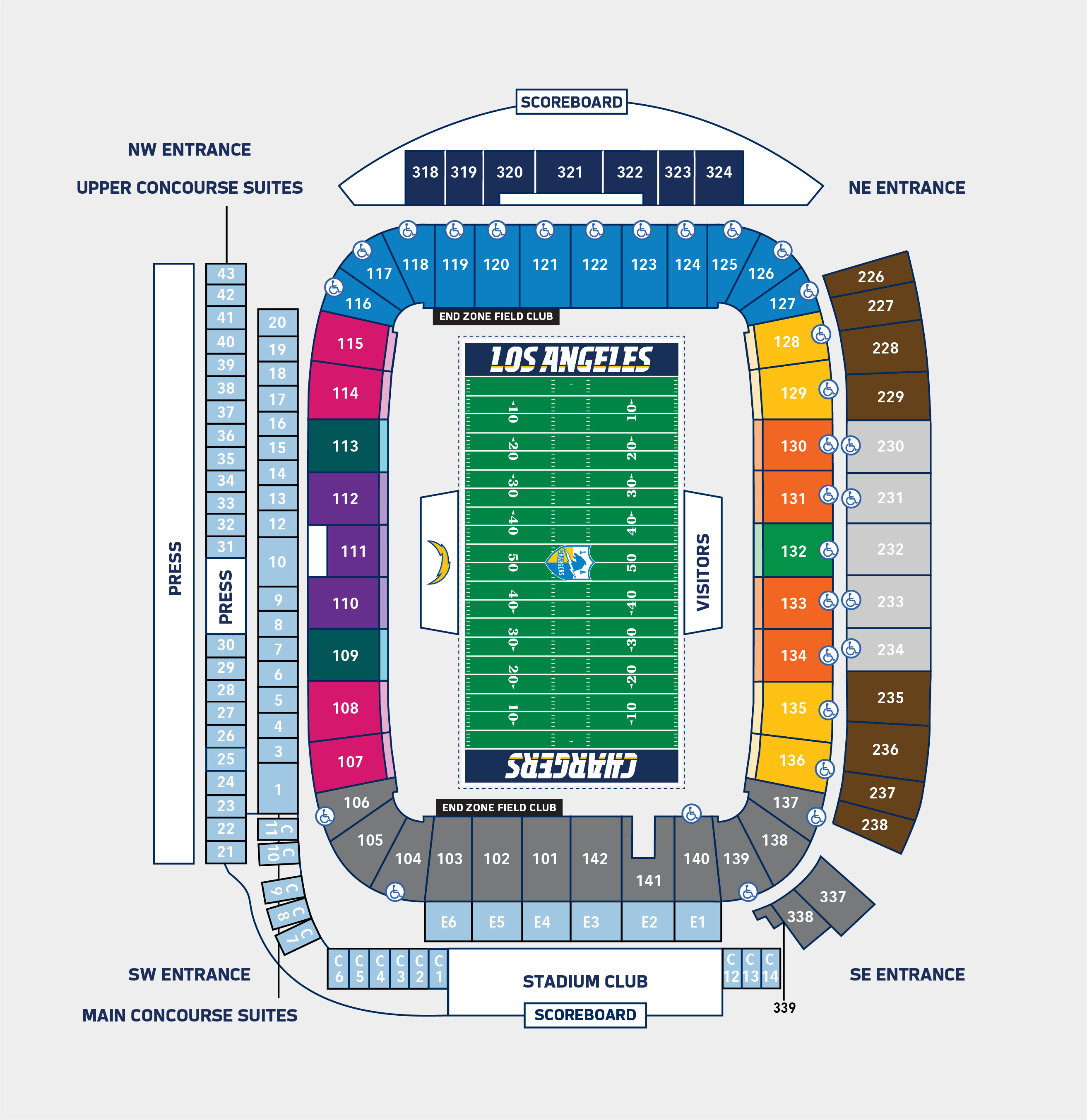 Raider Virtual Seating Chart | Elcho Table2626 x 2706