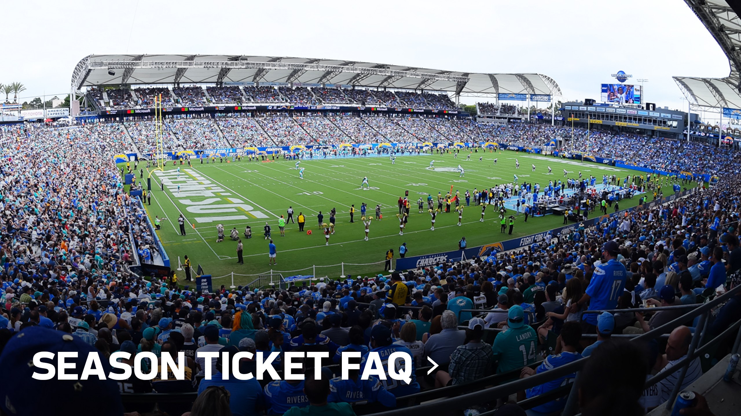 Season Tickets Los Angeles Chargers