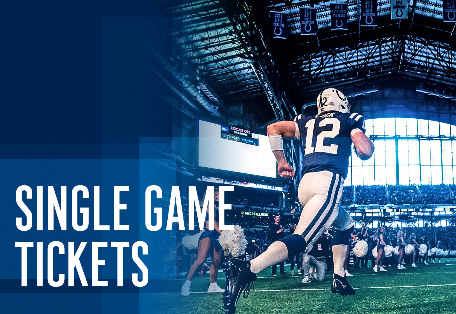 Colts single game tickets for the 2021 regular season are on sale now