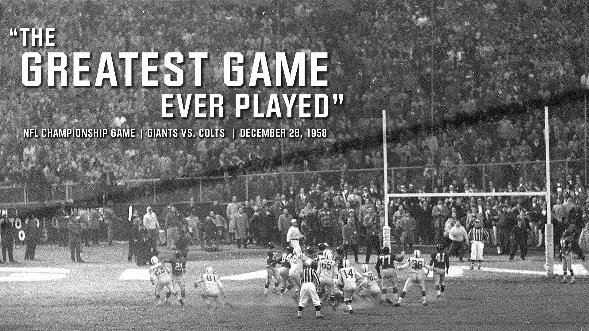 The Greatest Game Ever Played New York Giants