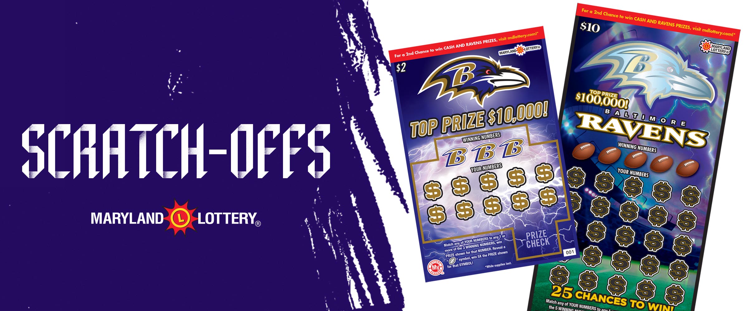 Ravens Maryland Lottery Partner Offer Baltimore Ravens