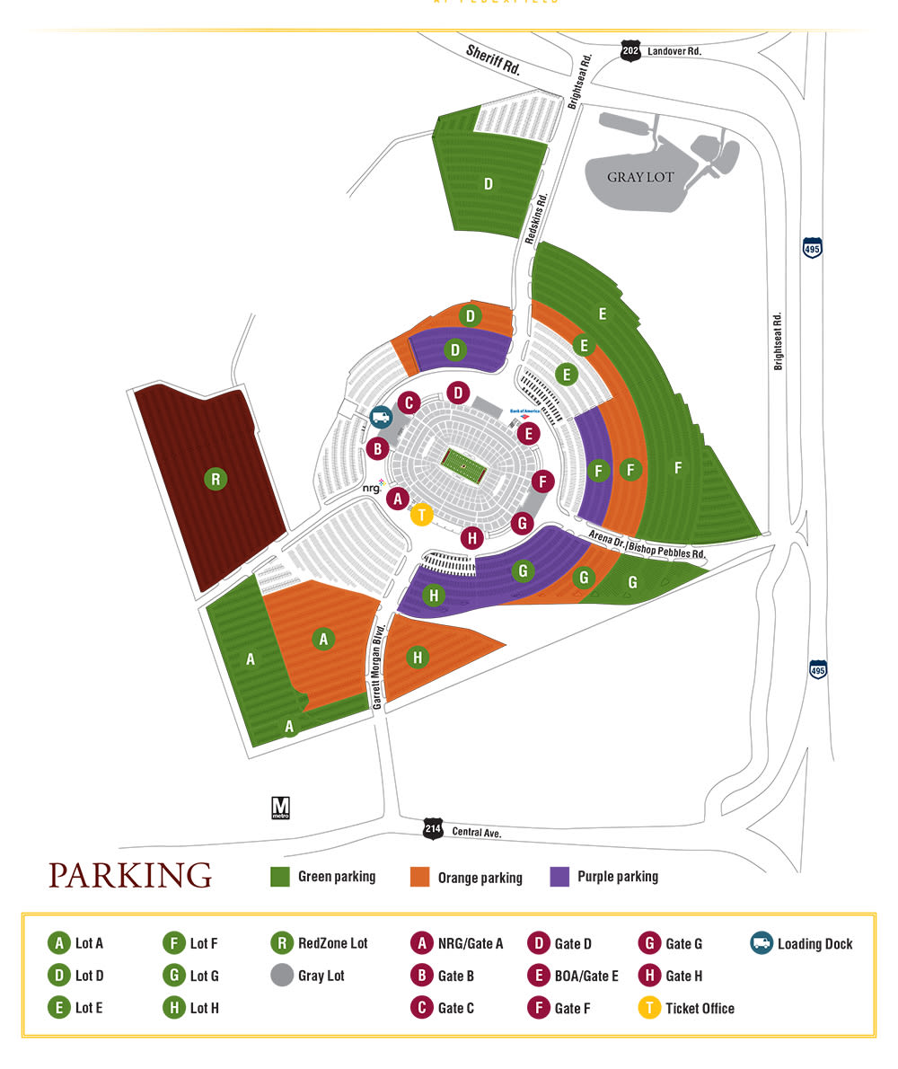 Parking Lot Metlife Stadium Parking Map