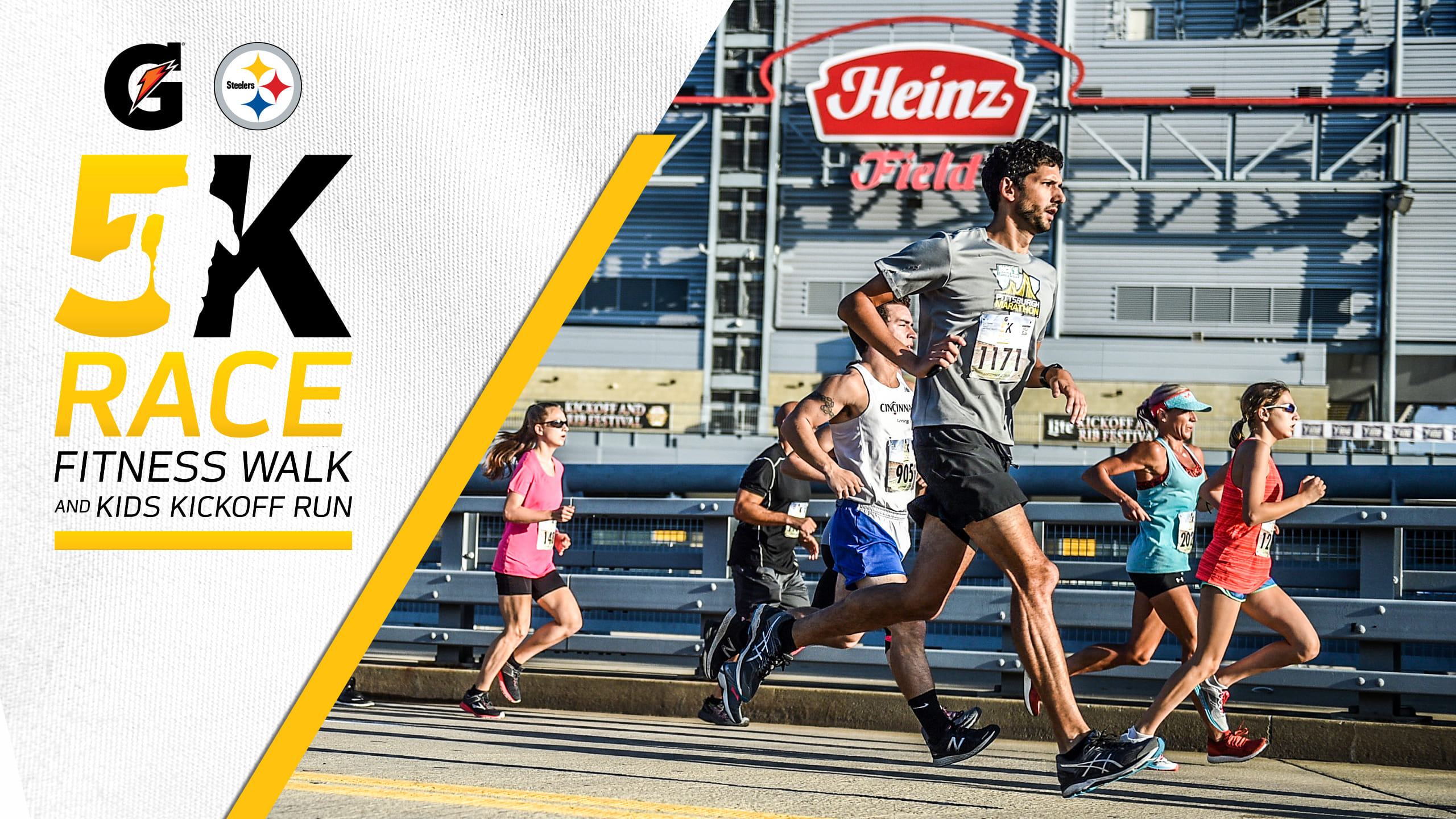 Pittsburgh Steelers on X: #SteelersNation has already begun to arrive for  the @Gatorade/Steelers 5K today at @heinzfield.  / X