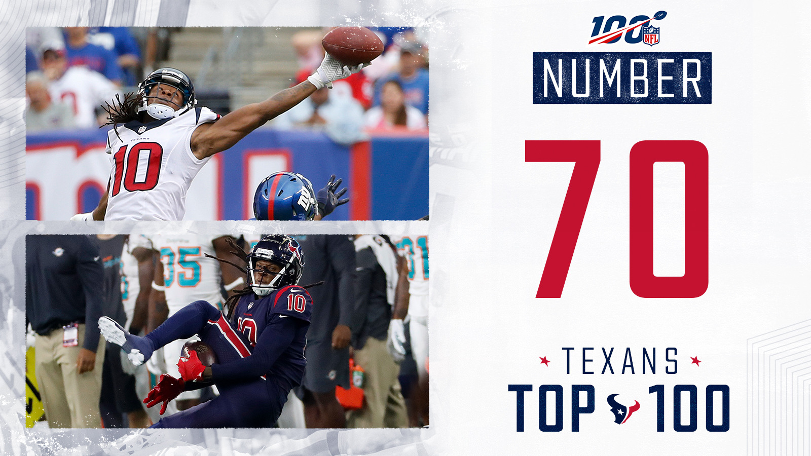 Texans Top 100 Houston Texans Houstontexanscom