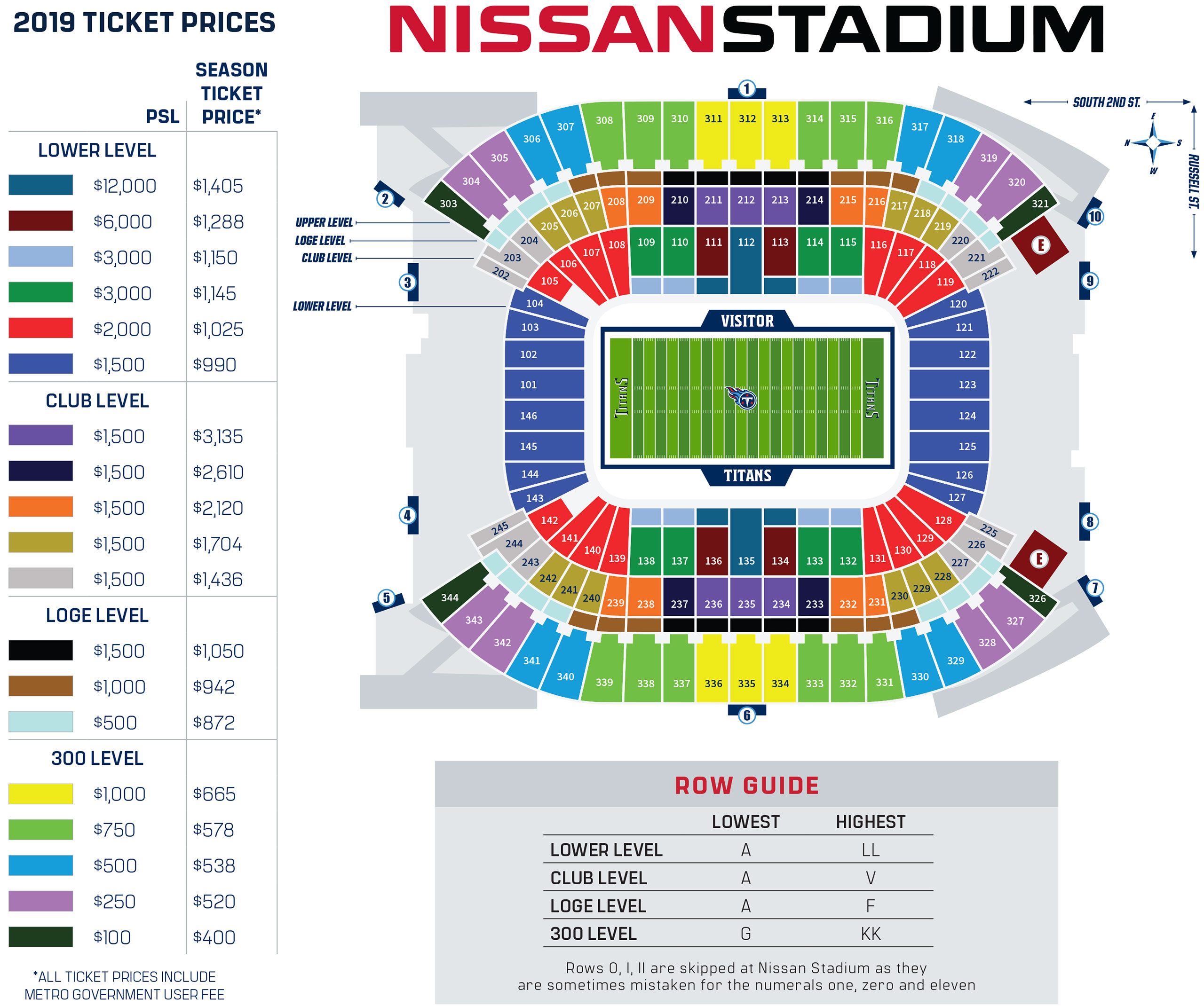 Tennessee Titans Season Tickets Tennessee Titans