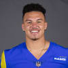 This is a 2020 photo of Brycen Hopkins of the Los Angeles Rams NFL football team.  This image reflects the Los Angeles Rams active roster as of August 8th, 2020 when this image was taken. (Los Angeles Rams)