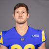 This is a 2020 photo of Johnny Mundt of the Los Angeles Rams NFL football team.  This image reflects the Los Angeles Rams active roster as of August 8th, 2020 when this image was taken. (Los Angeles Rams)