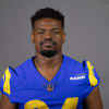 This is a 2020 photo of Malcolm Brown of the Los Angeles Rams NFL football team.  This image reflects the Los Angeles Rams active roster as of August 8th, 2020 when this image was taken. (Los Angeles Rams)