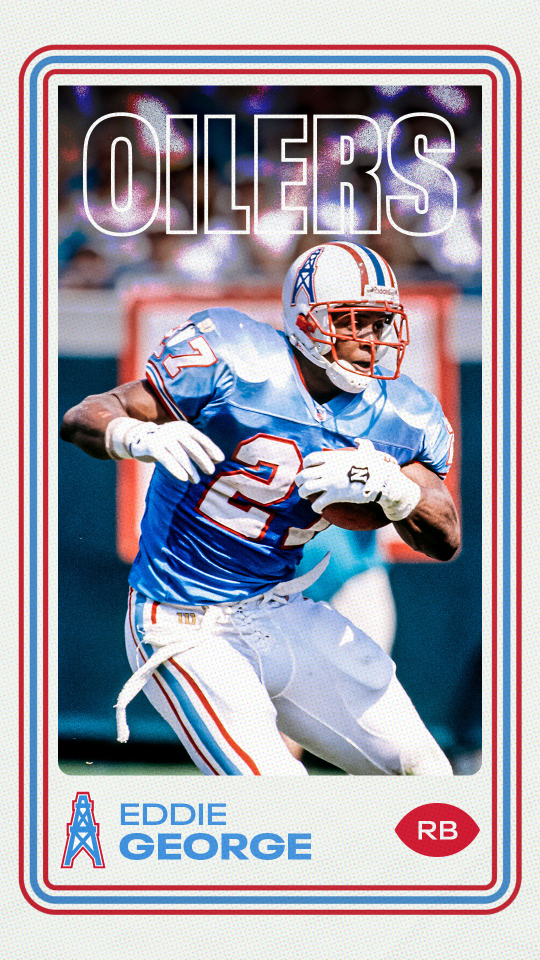 Houston Oilers Steve Mcnair Poster