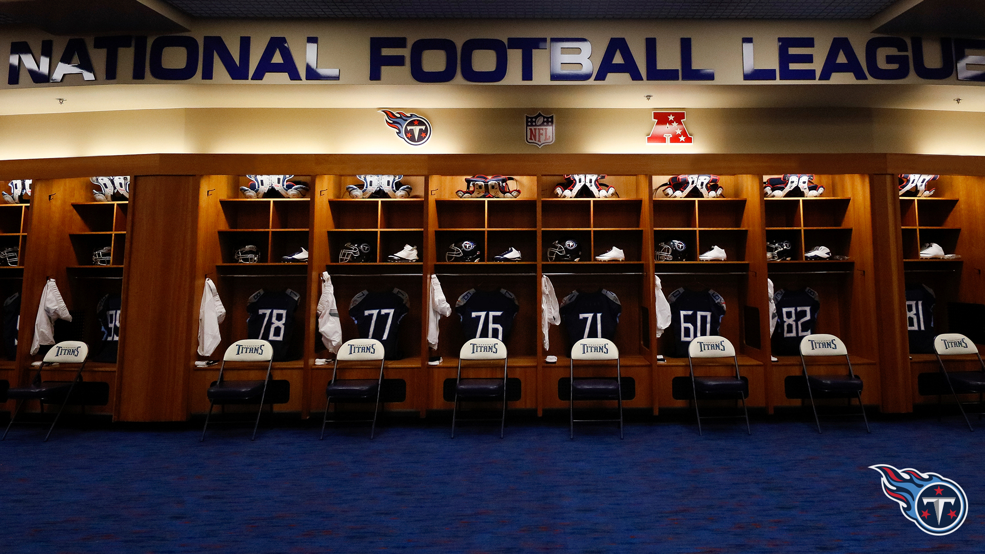 tennessee titans locker room